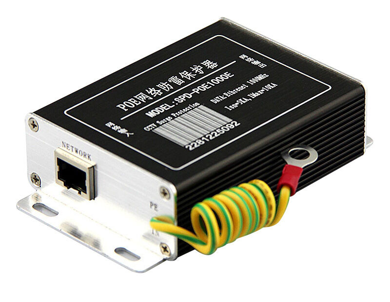 อุปกรณ์ป้องกันไฟกระชากสาย LAN กิกะบิต ด้านช่อง RJ45 (PF-SPD-POE-GE)